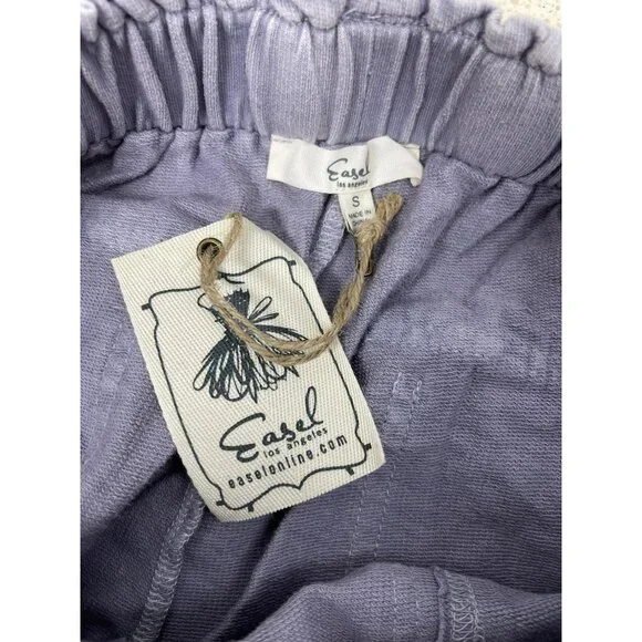 Easel Mineral Wash Wide Leg Lavender Cargo Pant Sz Small NWT - Picture 5 of 5
